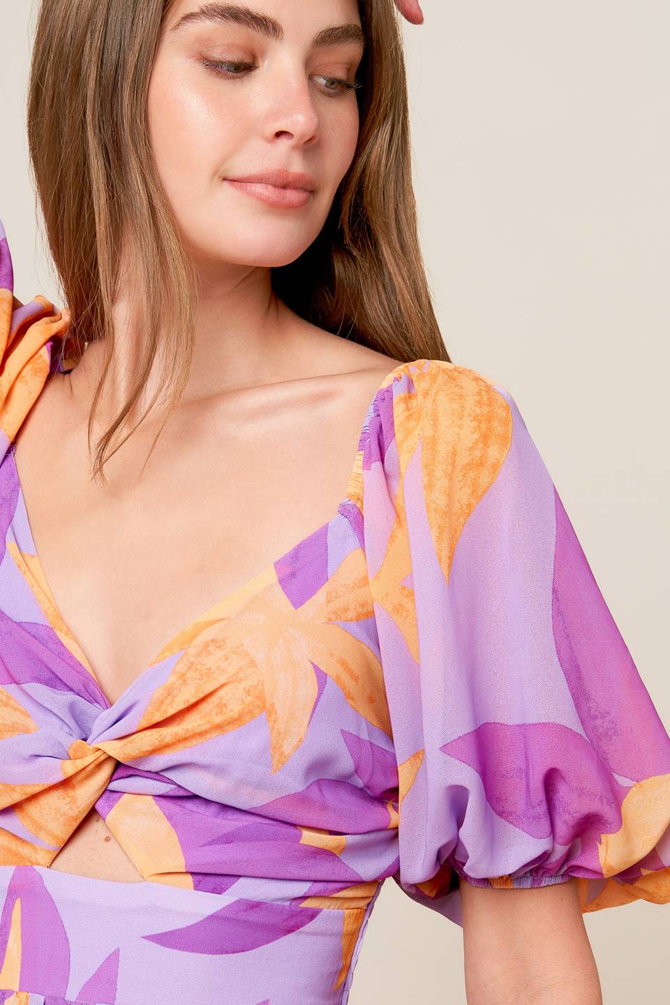 BLOOMING BRUNCH WOVEN MIDI DRESS Flying Tomato